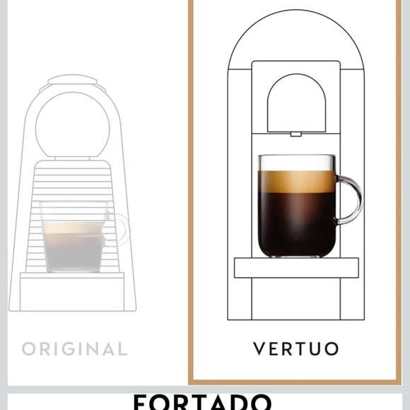 Nespresso Vertuo Fortado Coffee Pods Capsules 30 count Decaffeinated - Picture 2 of 6
